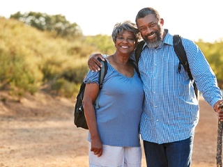 Couple with dentures in Ponte Vedra Beach