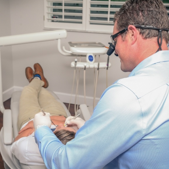 Cerec machine in action