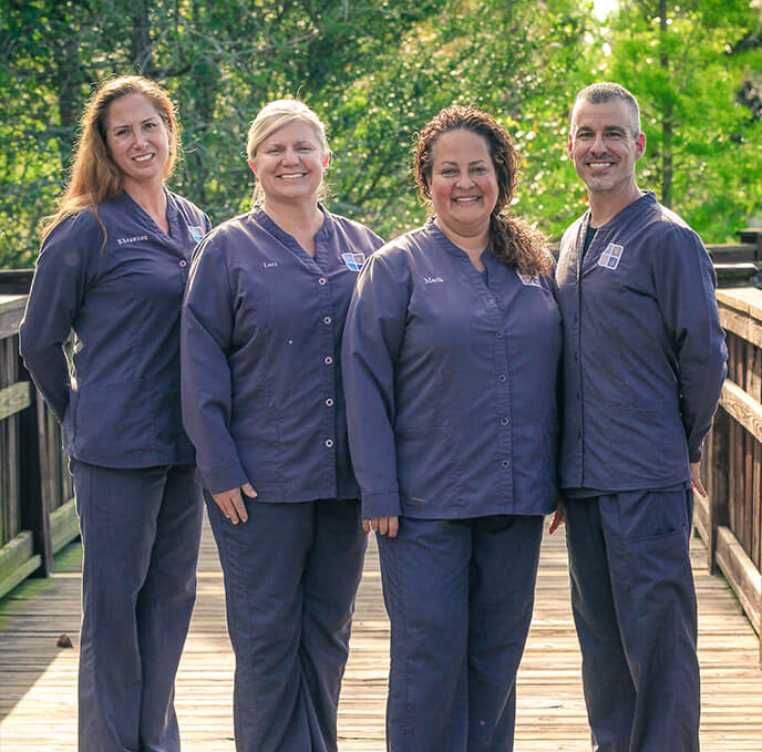 Ponte Vedra Beach dental team group photo