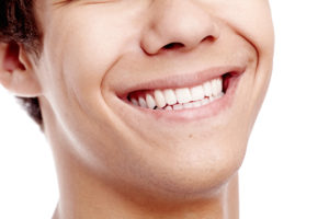 close-up of a healthy smile